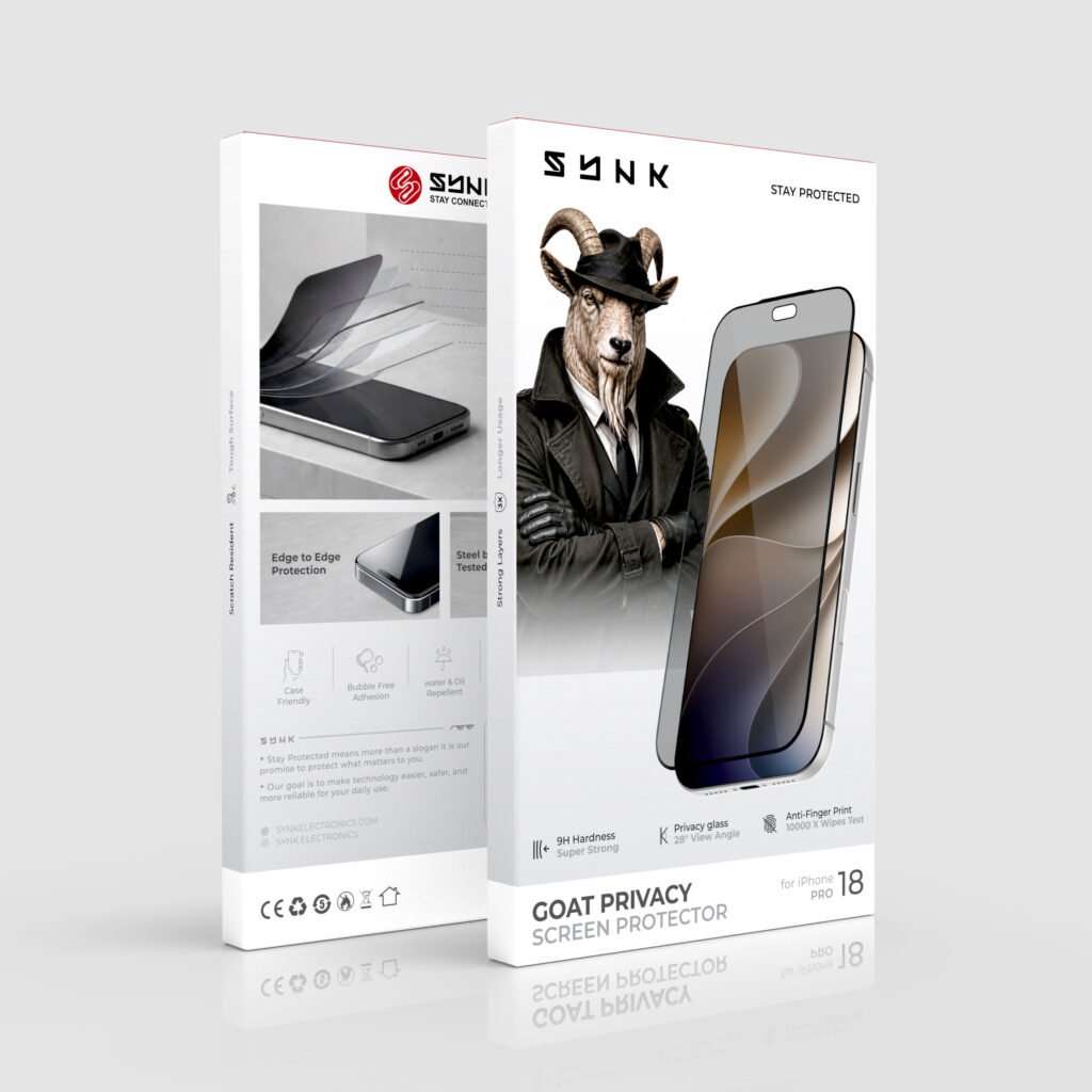 SYNK GOAT PRIVACY SCREEN PROTECTOR FOR IPHONE 18 PRO
