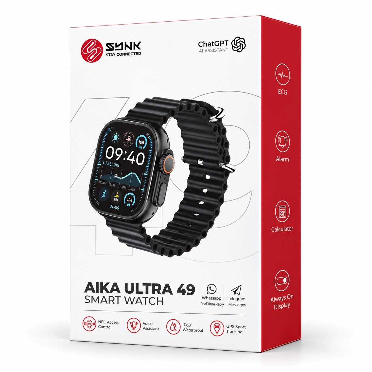 SYNK AIKA 49 Smart Watch